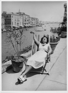 Peggy Guggenheim, 1950 in Venedig